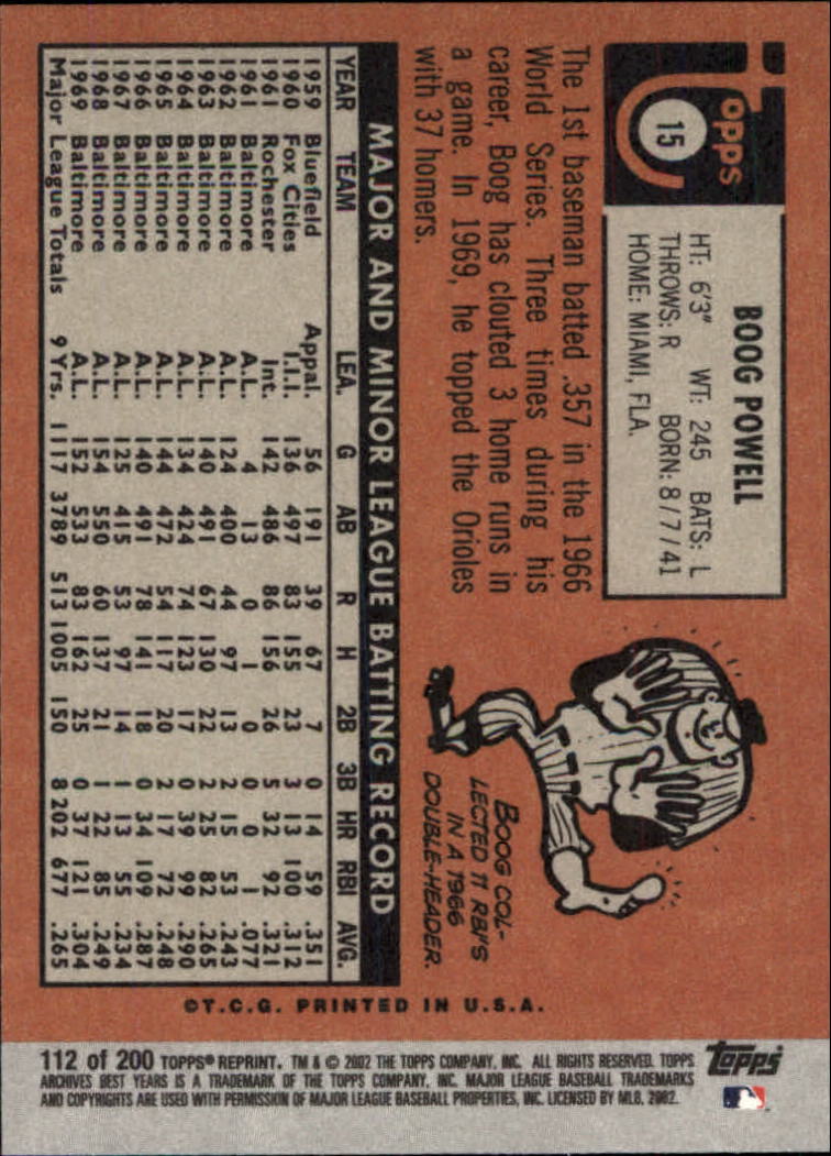 2002 Topps Archives Baseball - Picture 127 of 231
