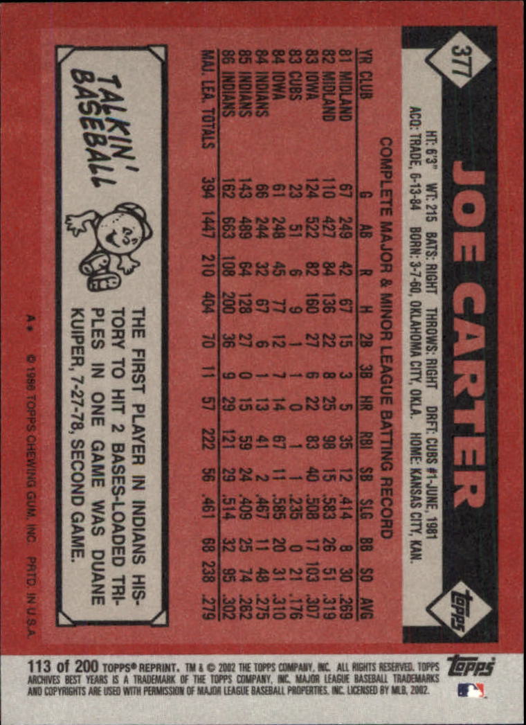 2002 Topps Archives Baseball - Picture 129 of 231