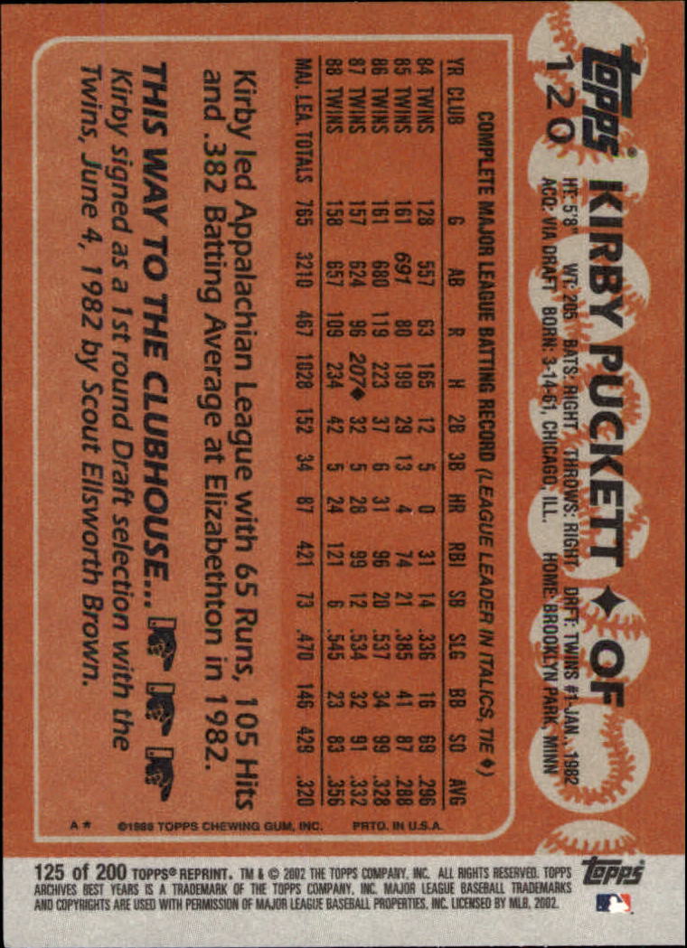 2002 Topps Archives Baseball - Picture 139 of 231