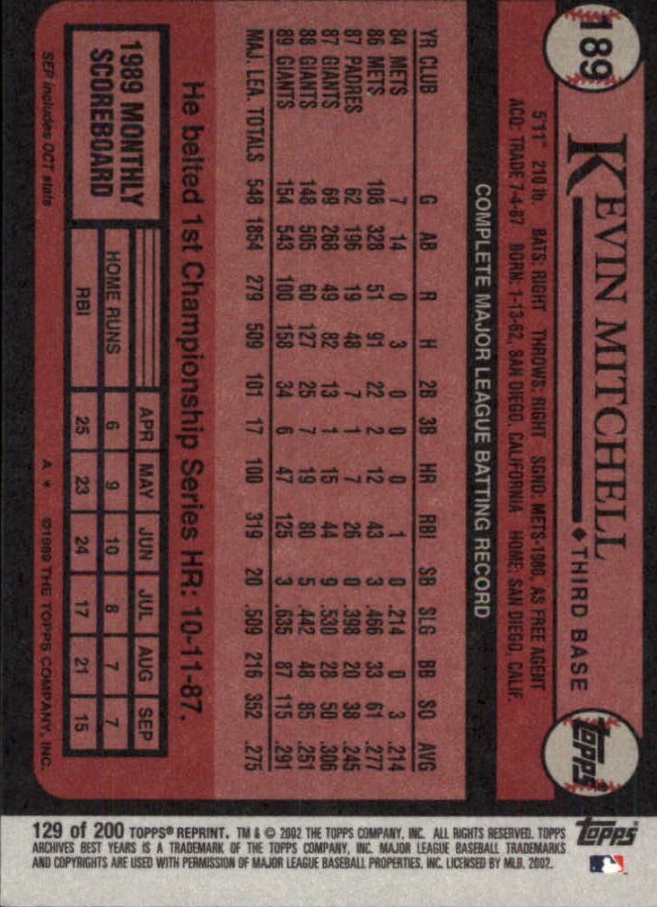 2002 Topps Archives Baseball - Picture 147 of 231