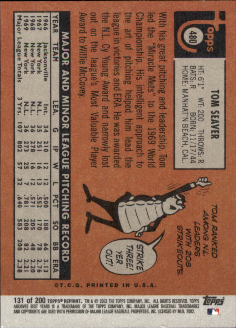 2002 Topps Archives Baseball - Picture 151 of 231