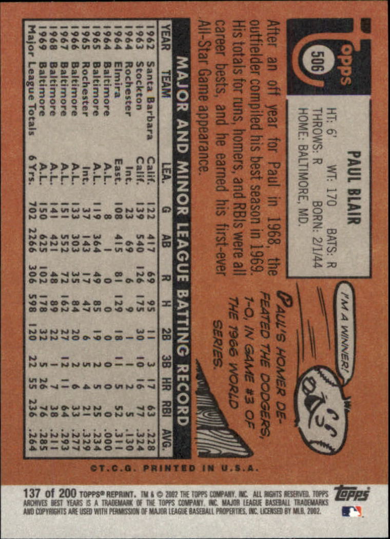 2002 Topps Archives Baseball - Picture 157 of 231