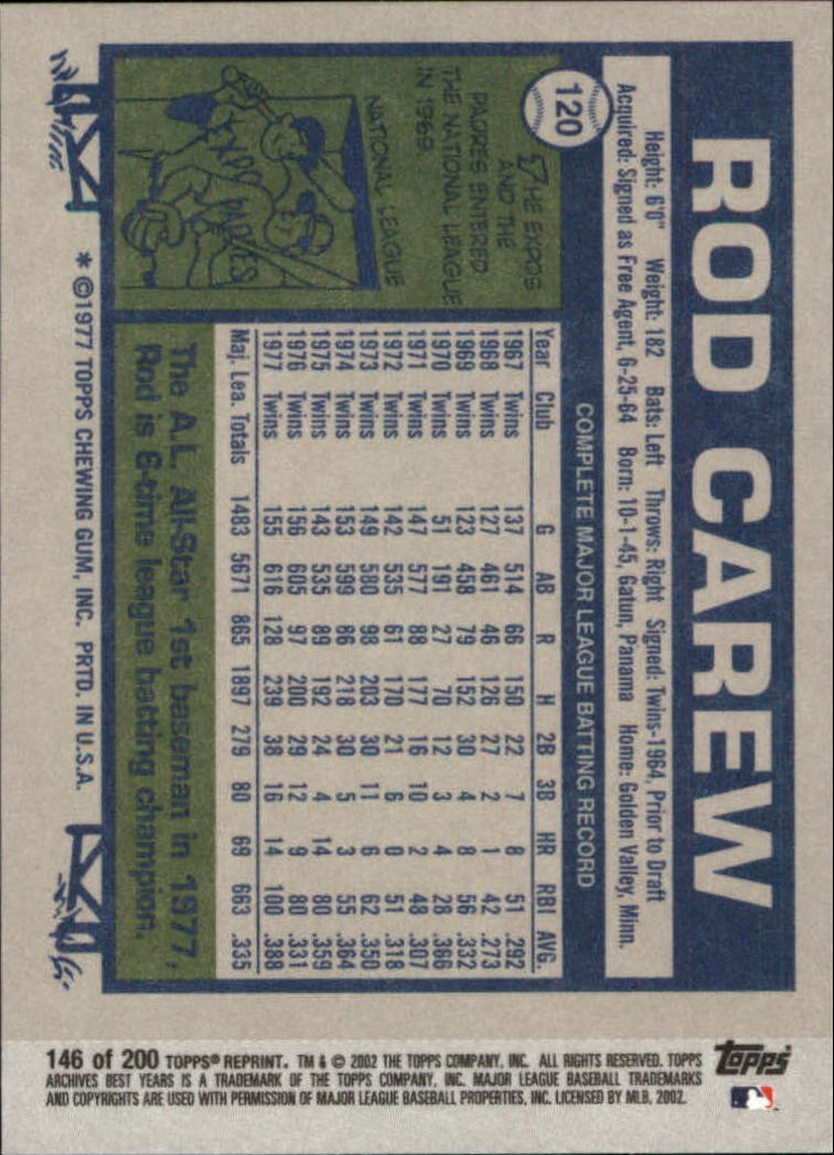 2002 Topps Archives Baseball - Picture 173 of 231
