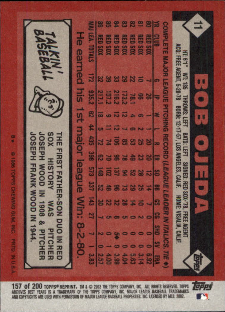 2002 Topps Archives Baseball - Picture 181 of 231