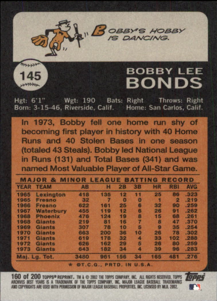 2002 Topps Archives Baseball - Picture 185 of 231