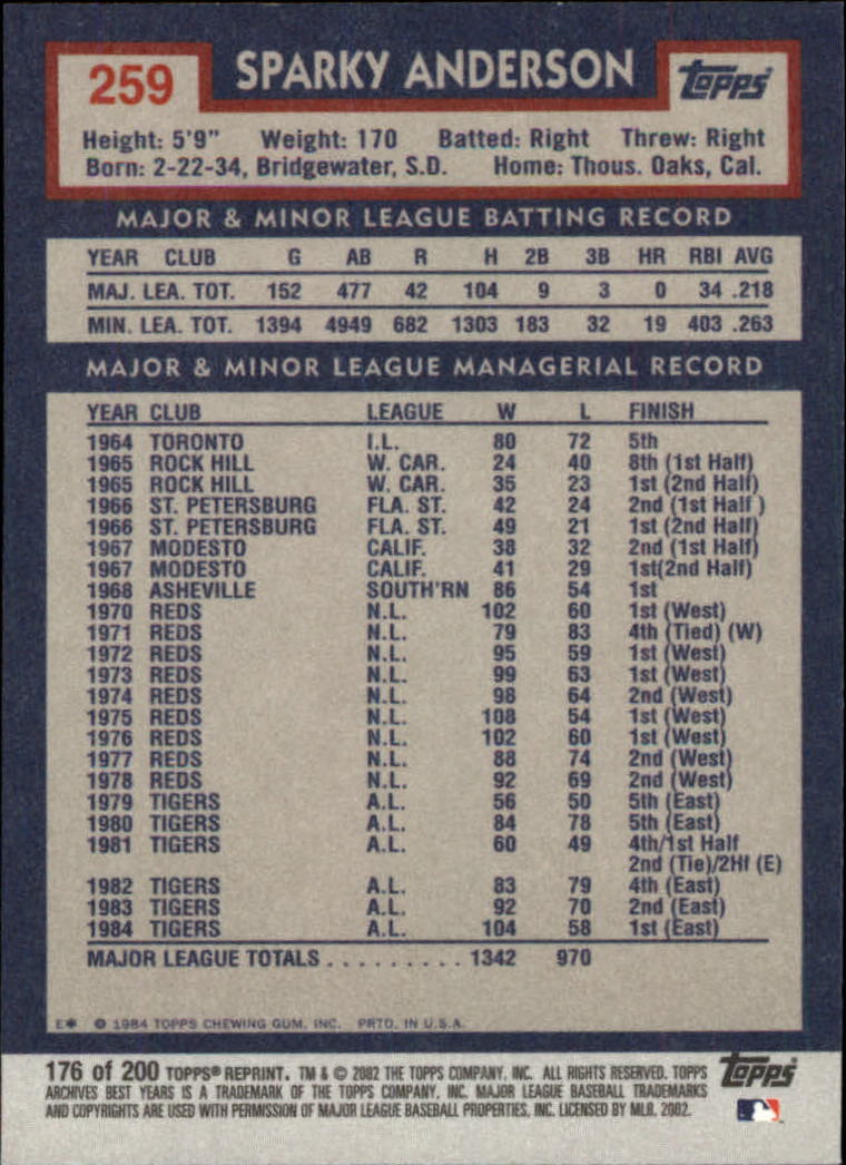2002 Topps Archives Baseball - Picture 199 of 231
