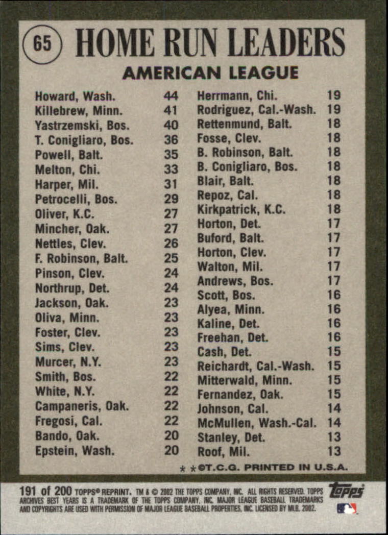 2002 Topps Archives Baseball - Picture 217 of 231