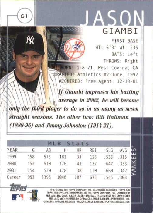 2002 Topps Reserve Baseball - Picture 31 of 87