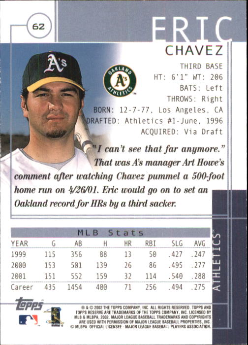 2002 Topps Reserve Baseball - Picture 33 of 87