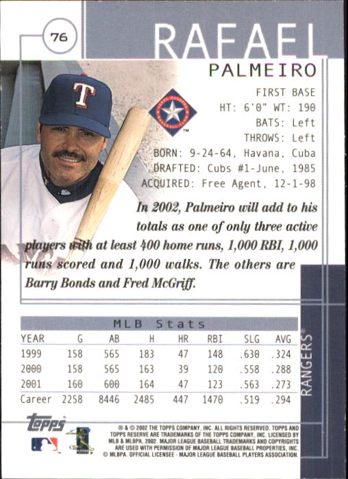 2002 Topps Reserve Baseball - Picture 47 of 87