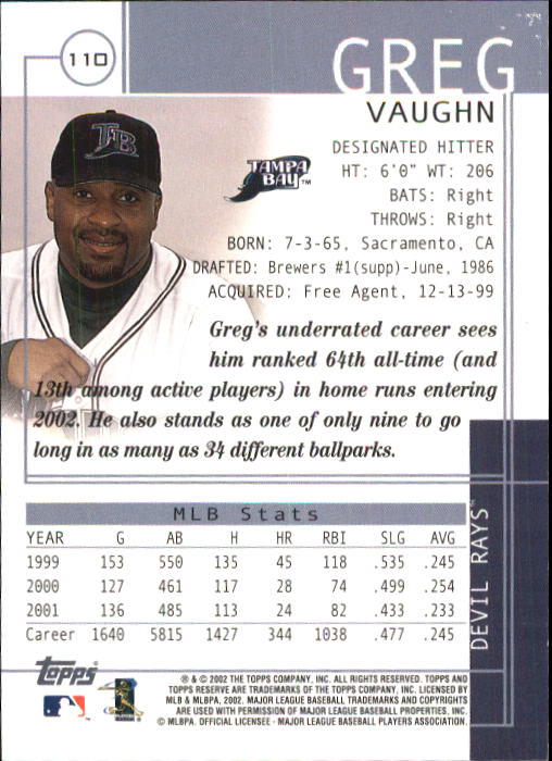 2002 Topps Reserve Baseball - Picture 69 of 87
