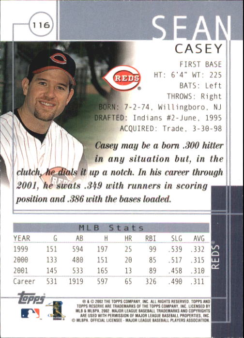 2002 Topps Reserve Baseball - Picture 77 of 87