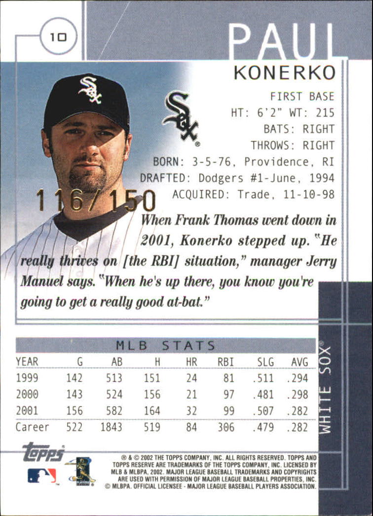 2002 Topps Reserve Baseball - Picture 83 of 87