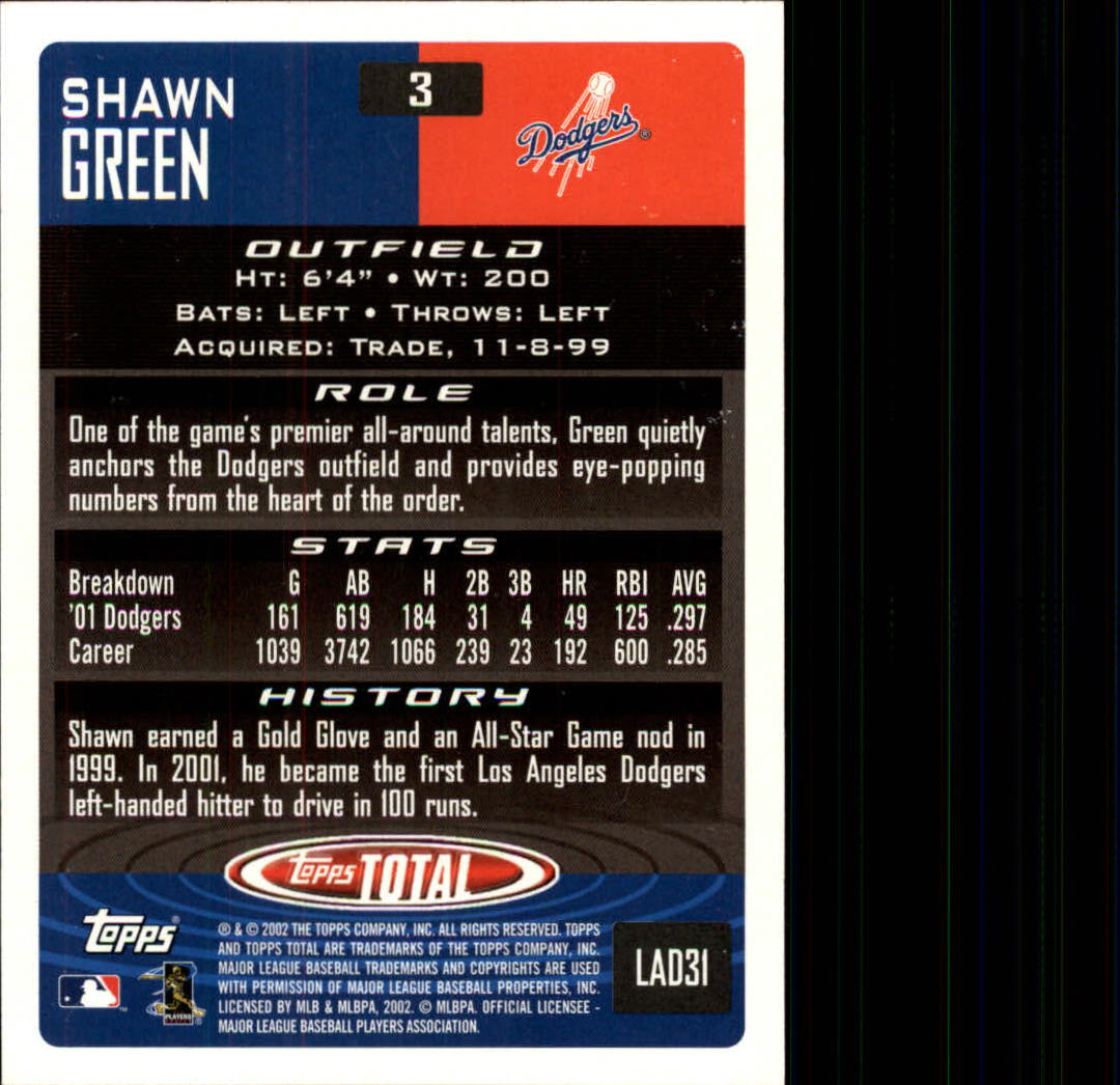 2002 Topps Total Baseball Part 1 - Picture 3 of 468