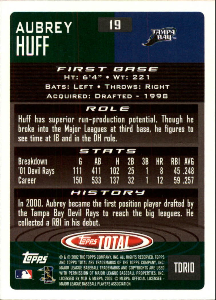 2002 Topps Total Baseball Part 1 - Picture 9 of 468