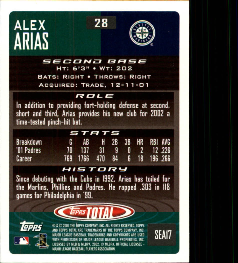 2002 Topps Total Baseball Part 1 - Picture 17 of 468