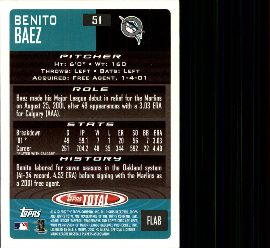 2002 Topps Total Baseball Part 1 - Picture 21 of 468
