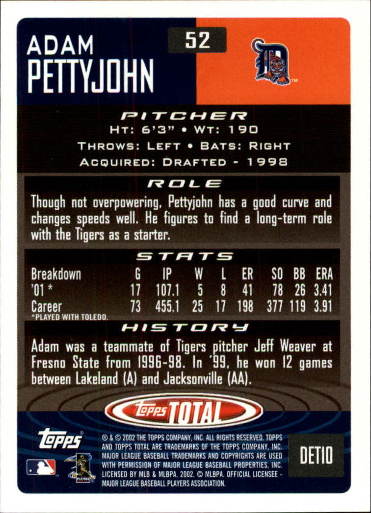 2002 Topps Total Baseball Part 1 - Picture 23 of 468