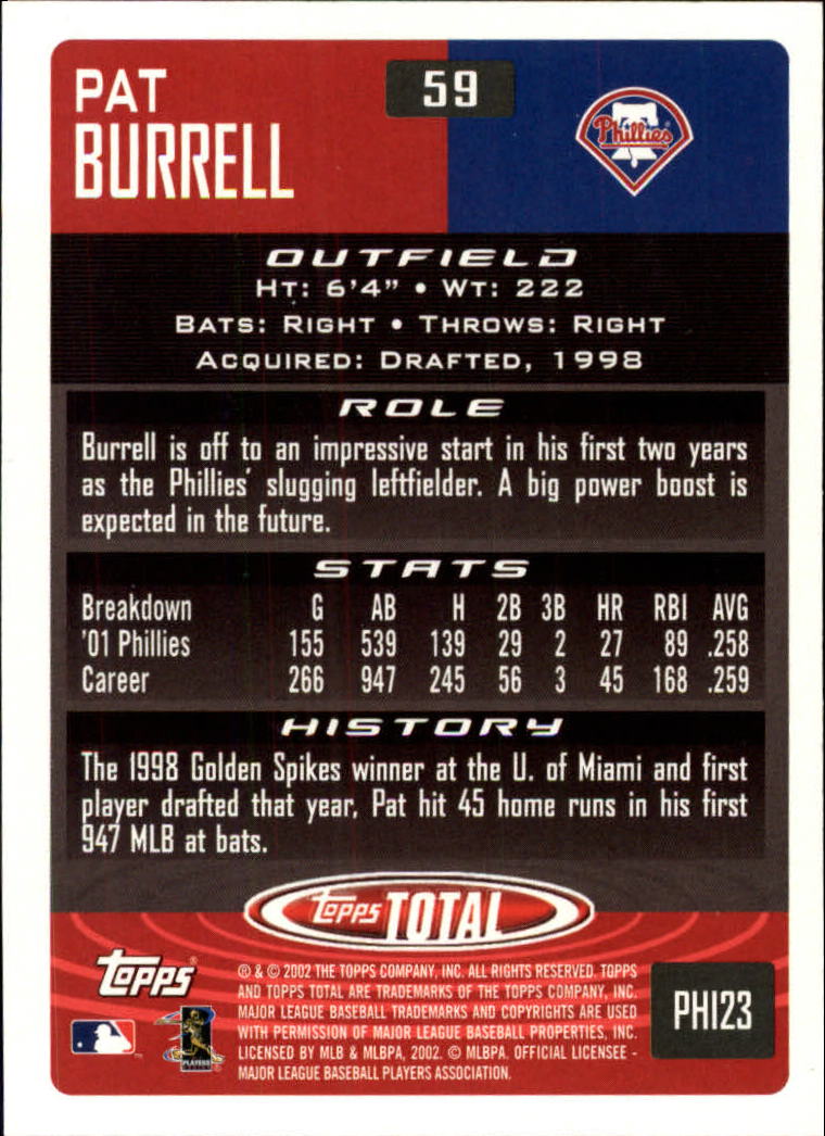 2002 Topps Total Baseball Part 1 - Picture 29 of 468