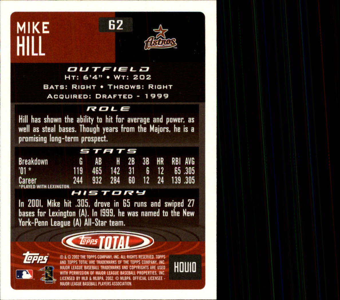 2002 Topps Total Baseball Part 1 - Picture 33 of 468