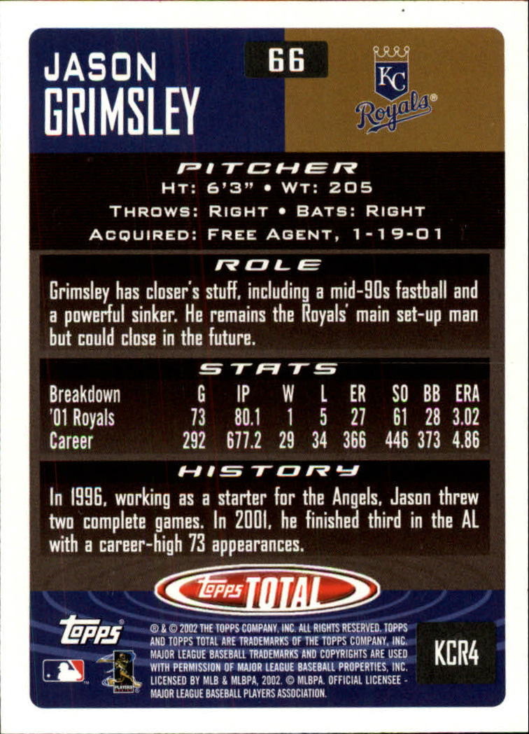2002 Topps Total Baseball Part 1 - Picture 39 of 468