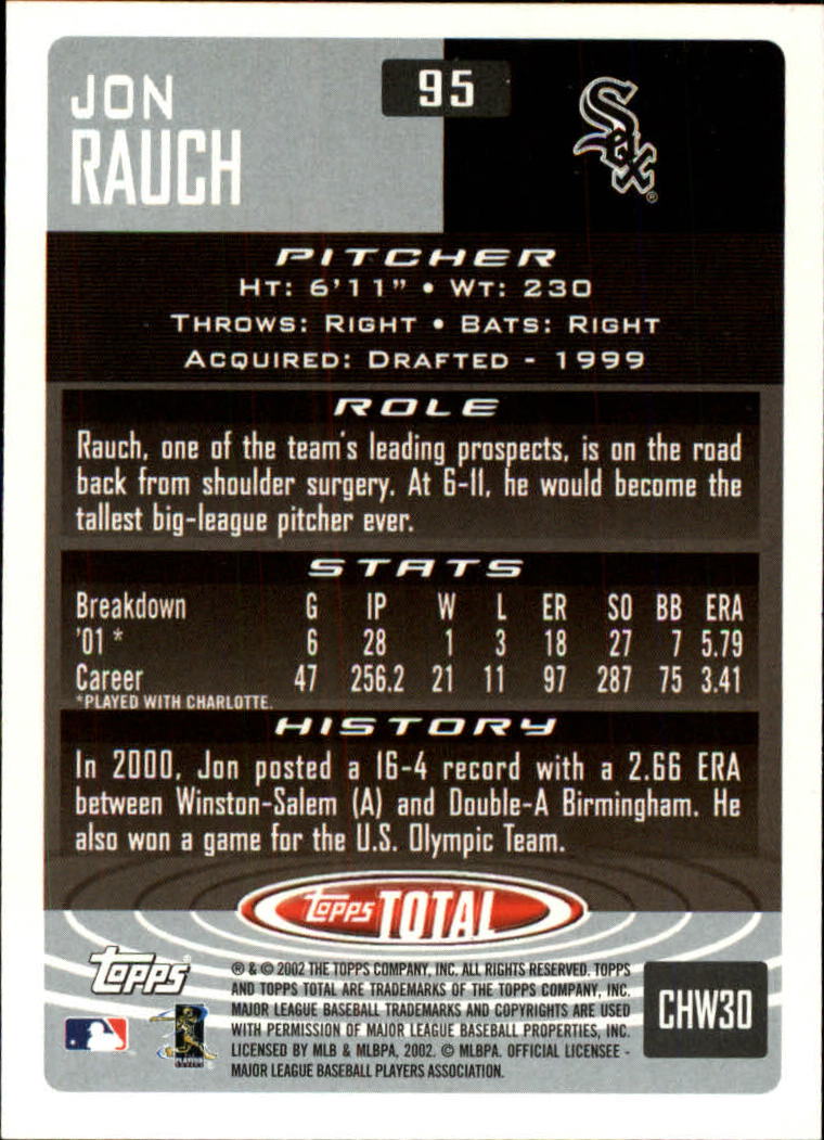 2002 Topps Total Baseball Part 1 - Picture 55 of 468