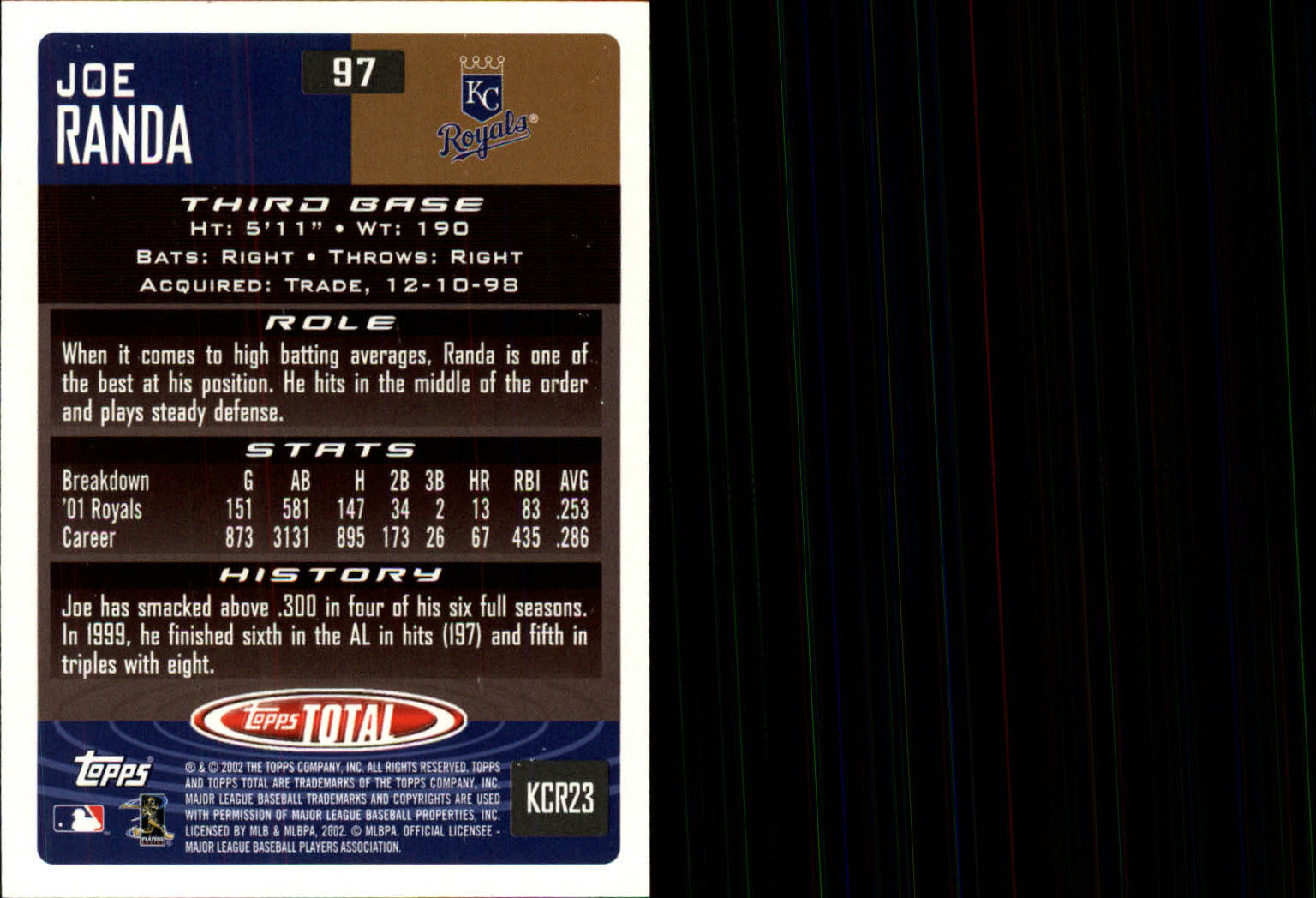 2002 Topps Total Baseball Part 1 - Picture 59 of 468