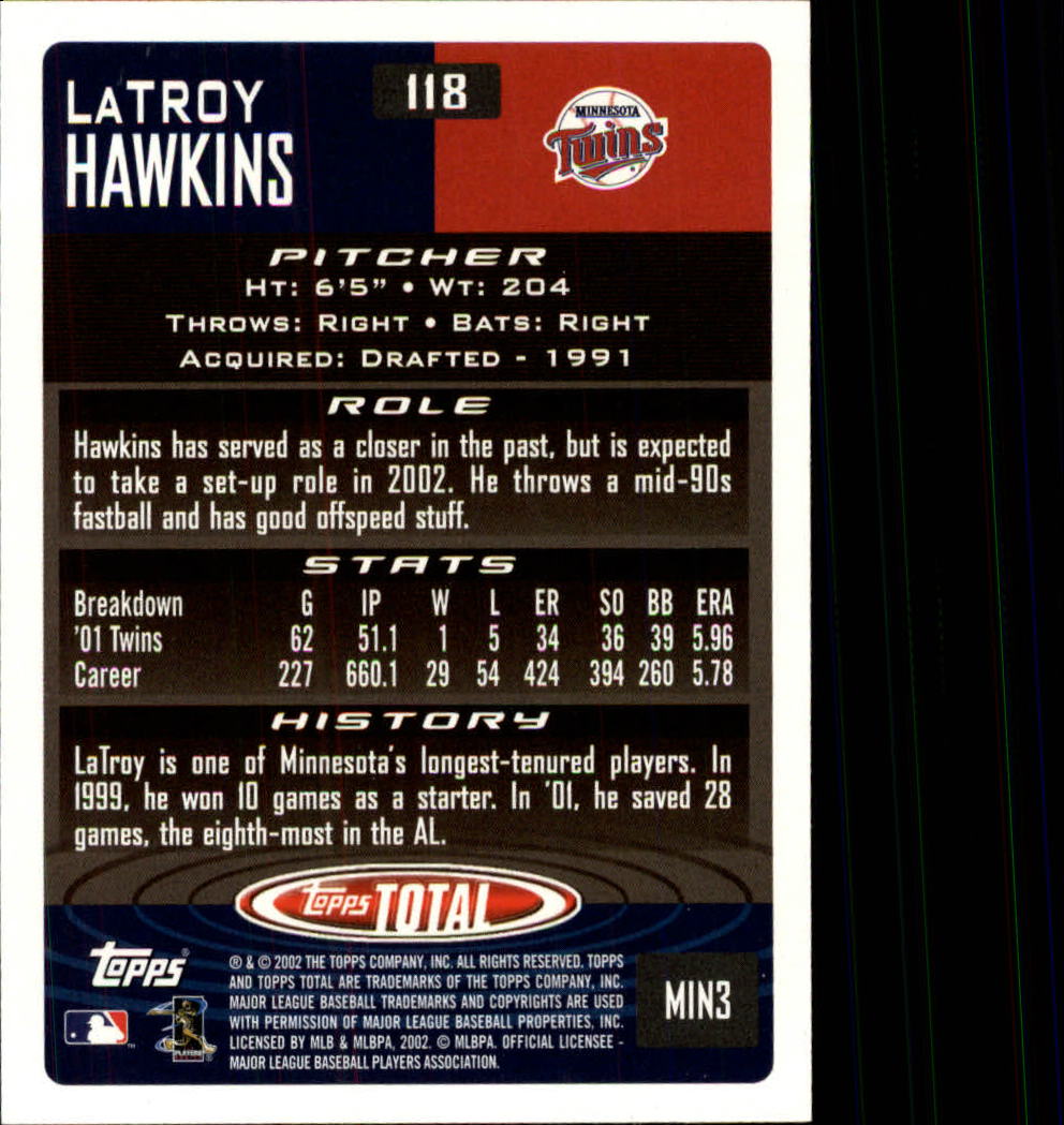 2002 Topps Total Baseball Part 1 - Picture 75 of 468