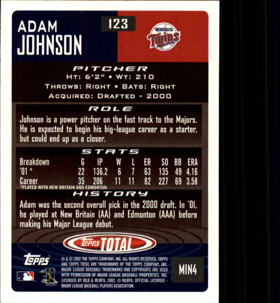 2002 Topps Total Baseball Part 1 - Picture 79 of 468
