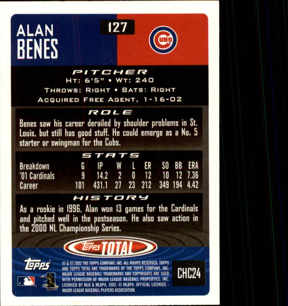 2002 Topps Total Baseball Part 1 - Picture 81 of 468