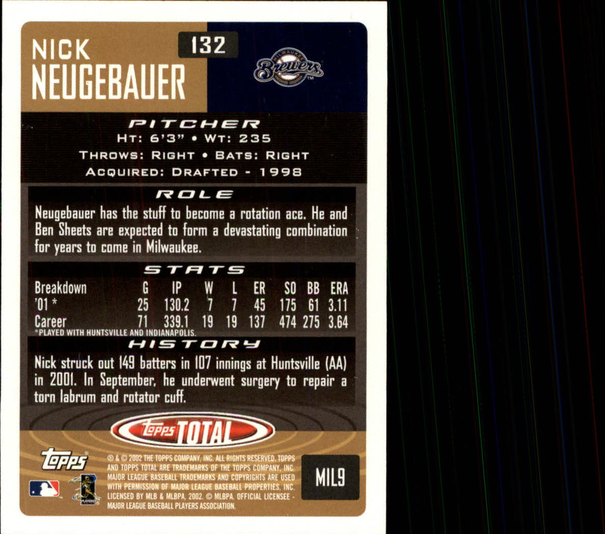 2002 Topps Total Baseball Part 1 - Picture 87 of 468