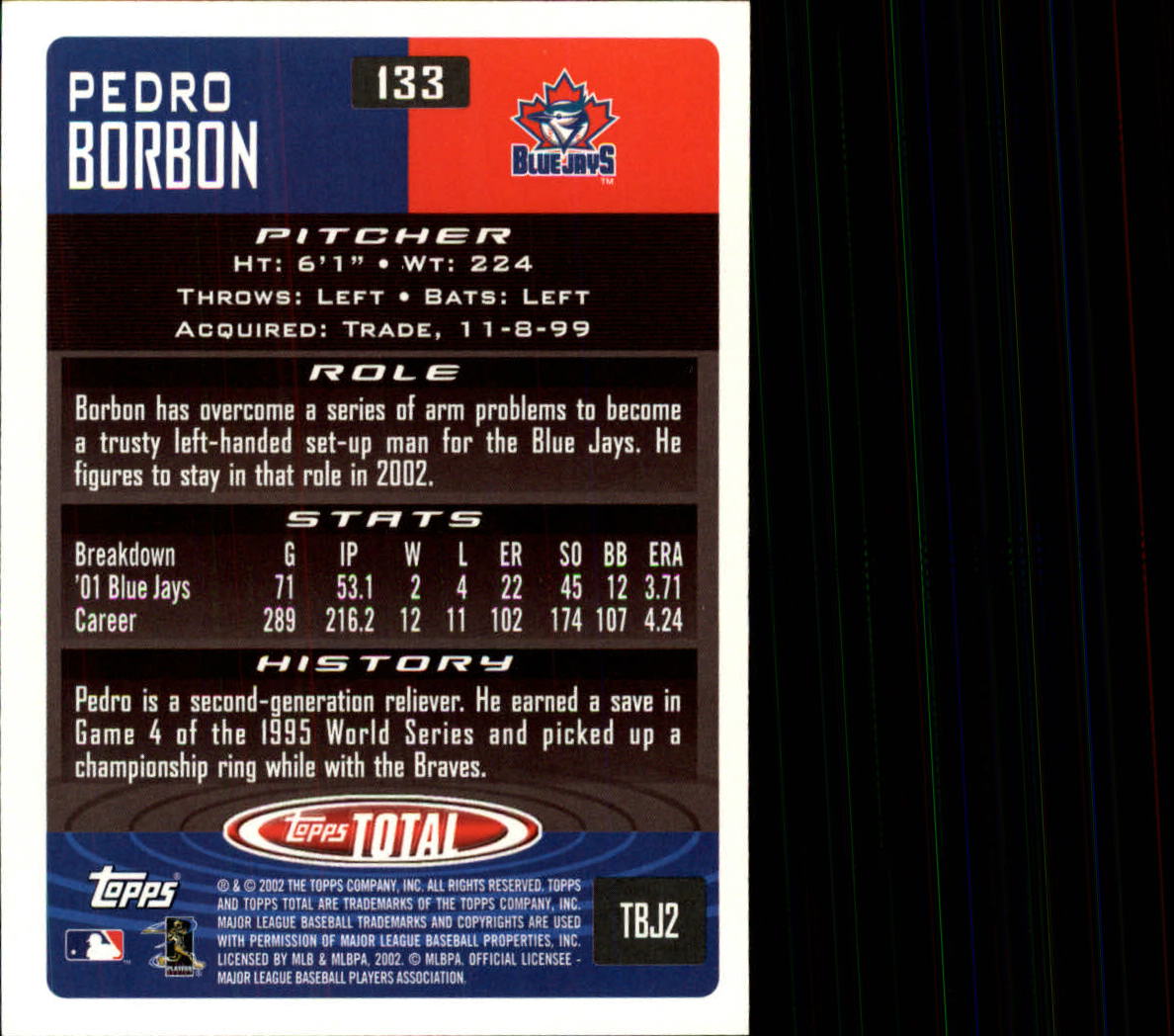 2002 Topps Total Baseball Part 1 - Picture 89 of 468