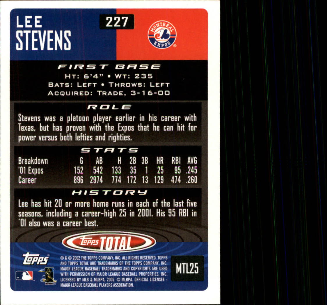 2002 Topps Total Baseball Part 1 - Picture 133 of 468