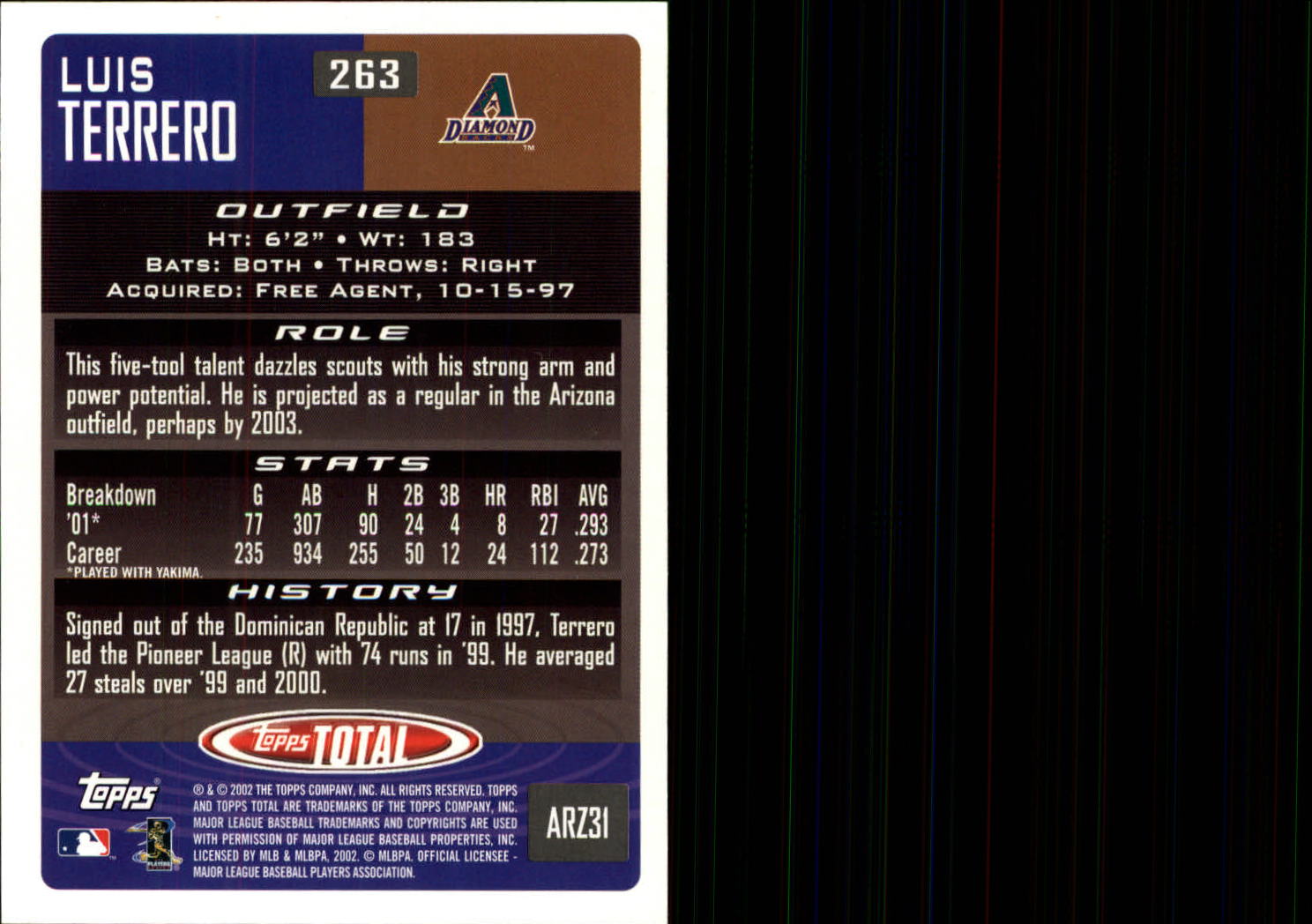 2002 Topps Total Baseball Part 1 - Picture 155 of 468