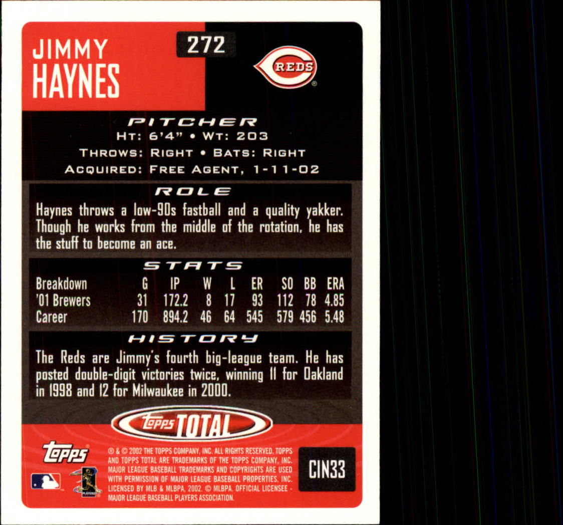2002 Topps Total Baseball Part 1 - Picture 159 of 468