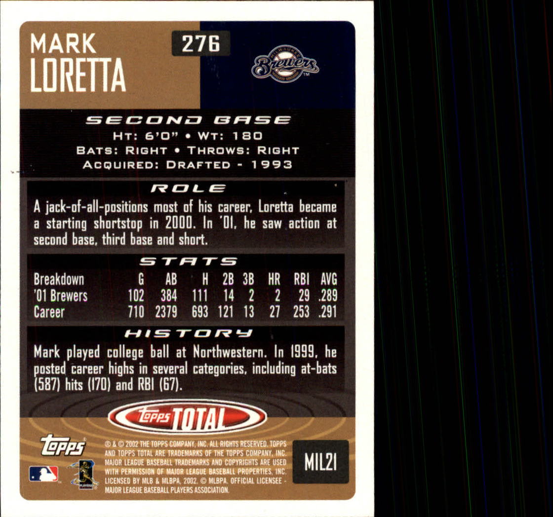 2002 Topps Total Baseball Part 1 - Picture 161 of 468