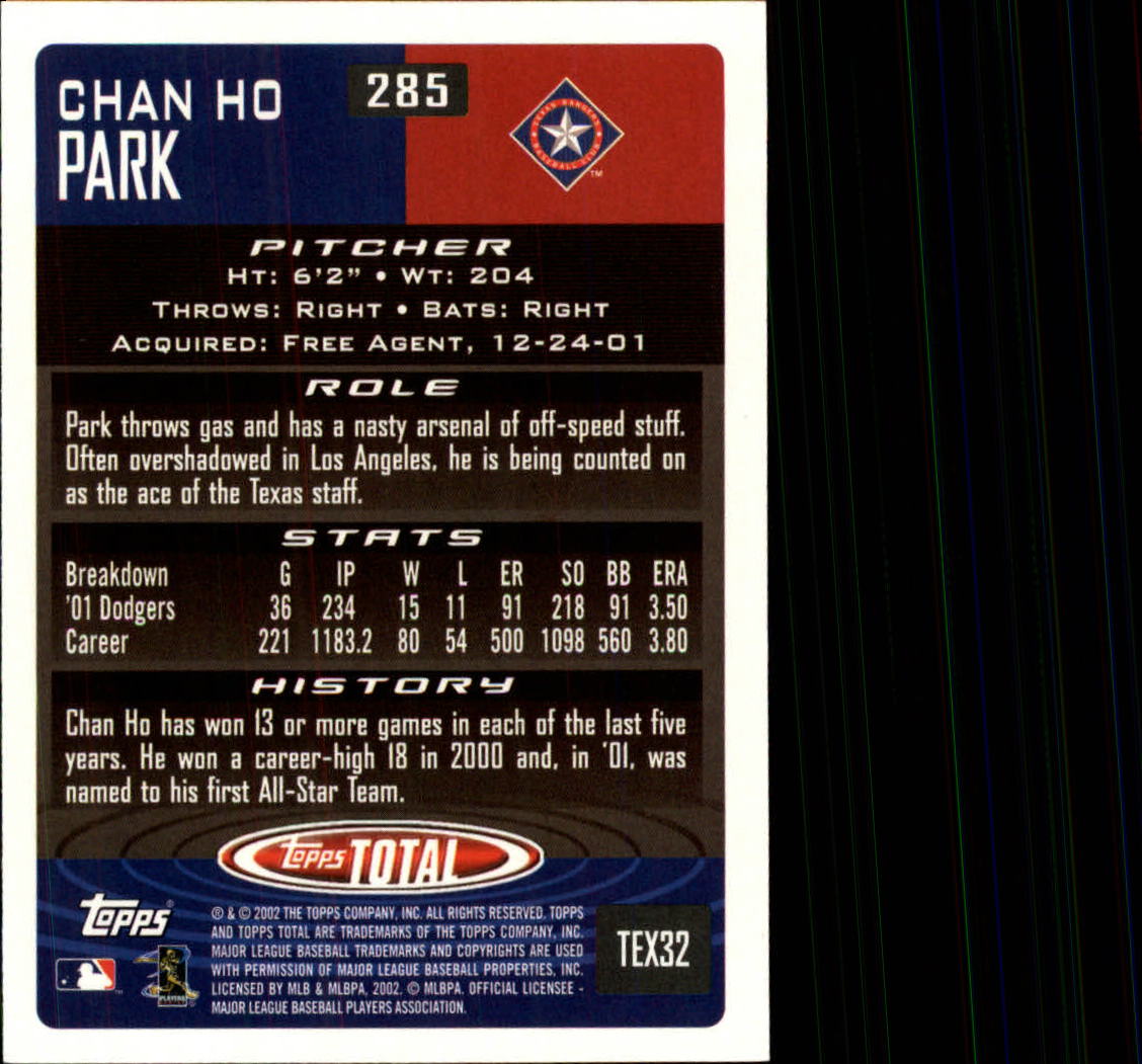2002 Topps Total Baseball Part 1 - Picture 167 of 468