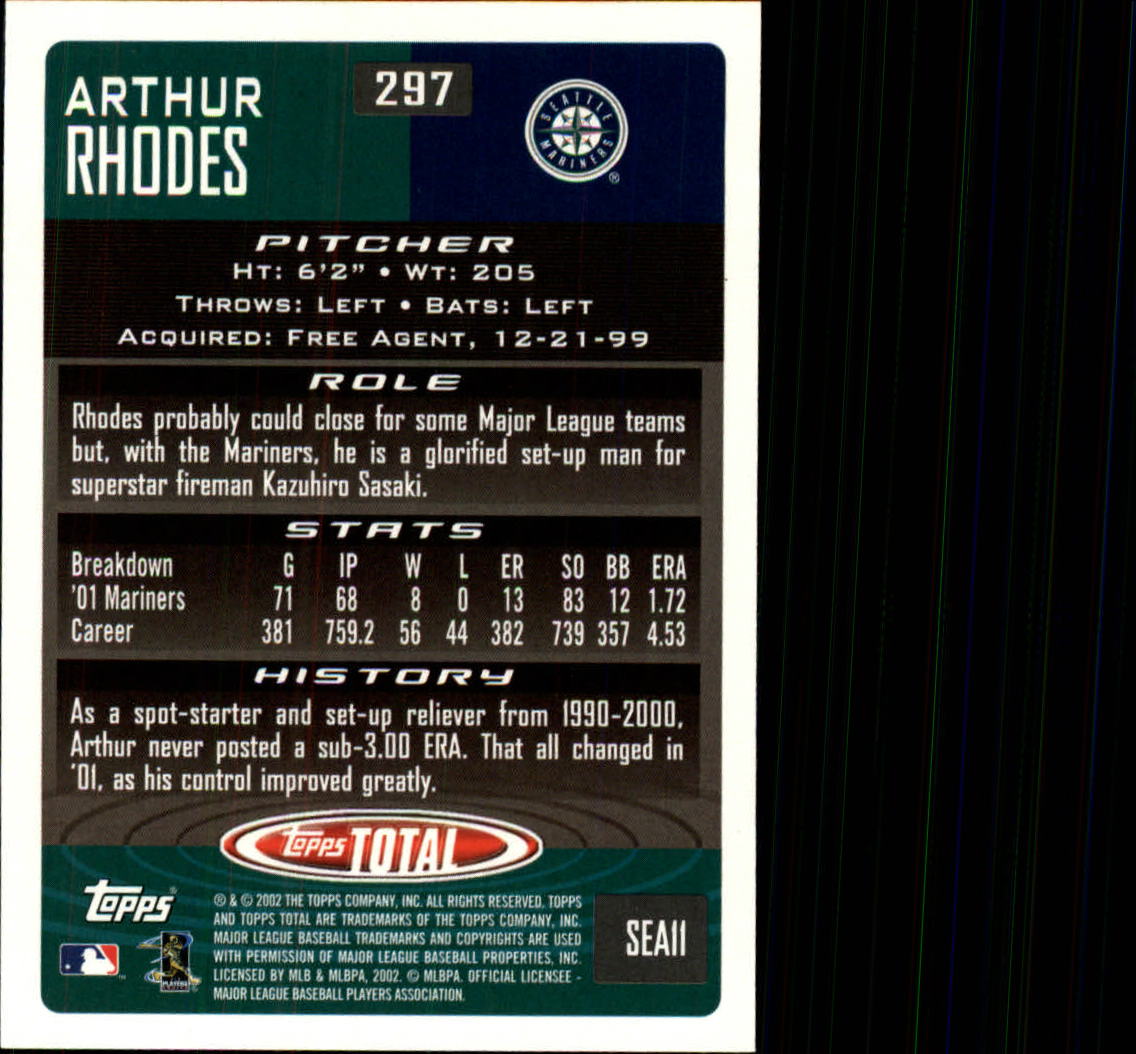 2002 Topps Total Baseball Part 1 - Picture 171 of 468
