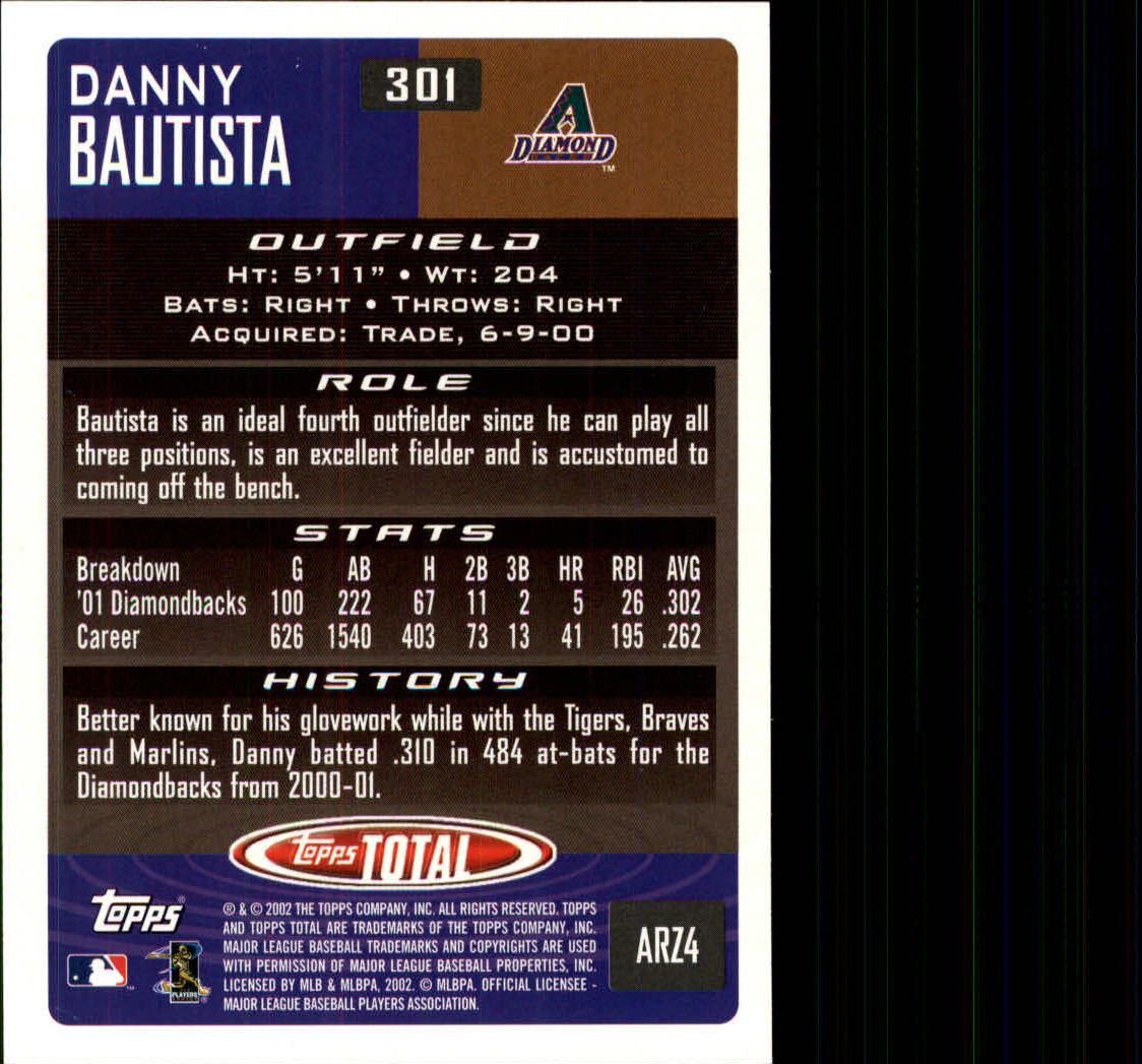 2002 Topps Total Baseball Part 1 - Picture 175 of 468