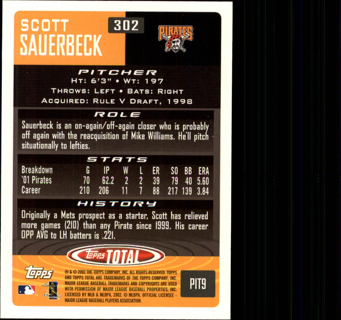2002 Topps Total Baseball Part 1 - Picture 177 of 468