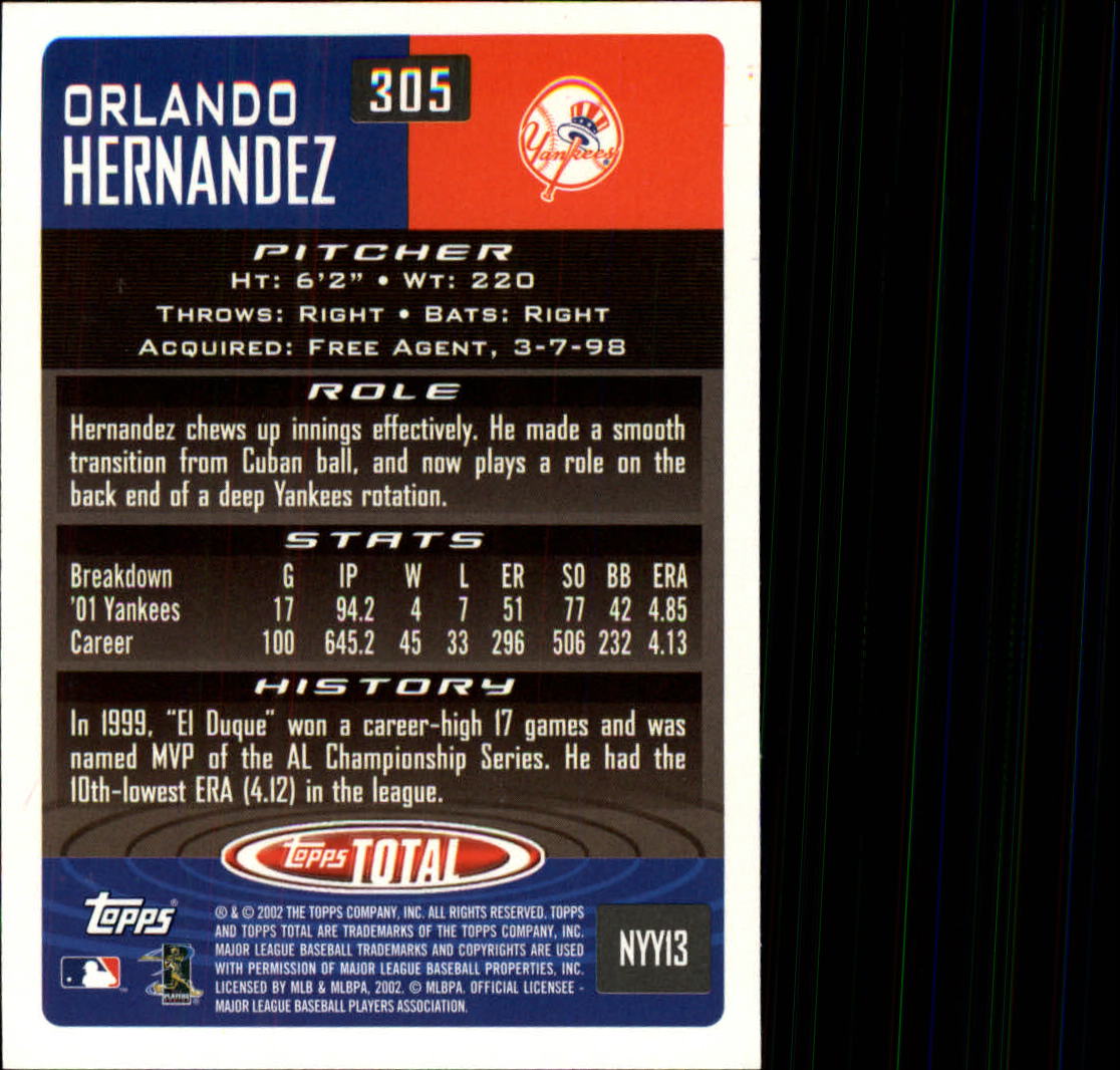 2002 Topps Total Baseball Part 1 - Picture 179 of 468