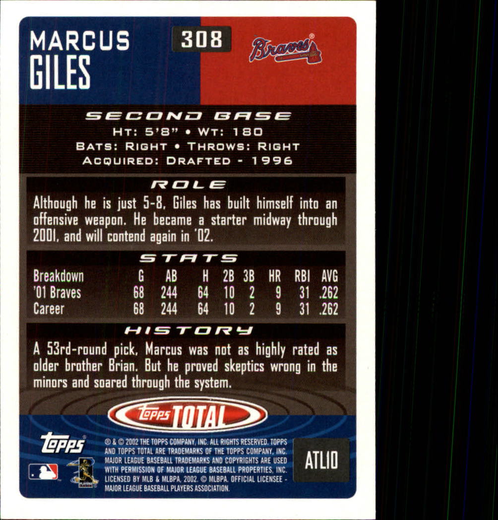 2002 Topps Total Baseball Part 1 - Picture 181 of 468