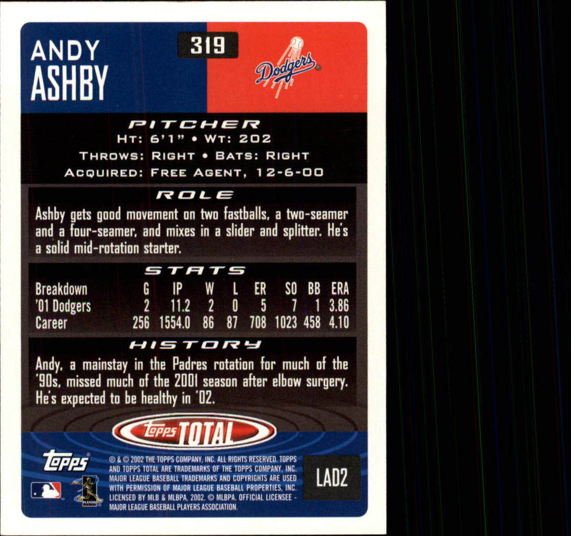 2002 Topps Total Baseball Part 1 - Picture 188 of 468
