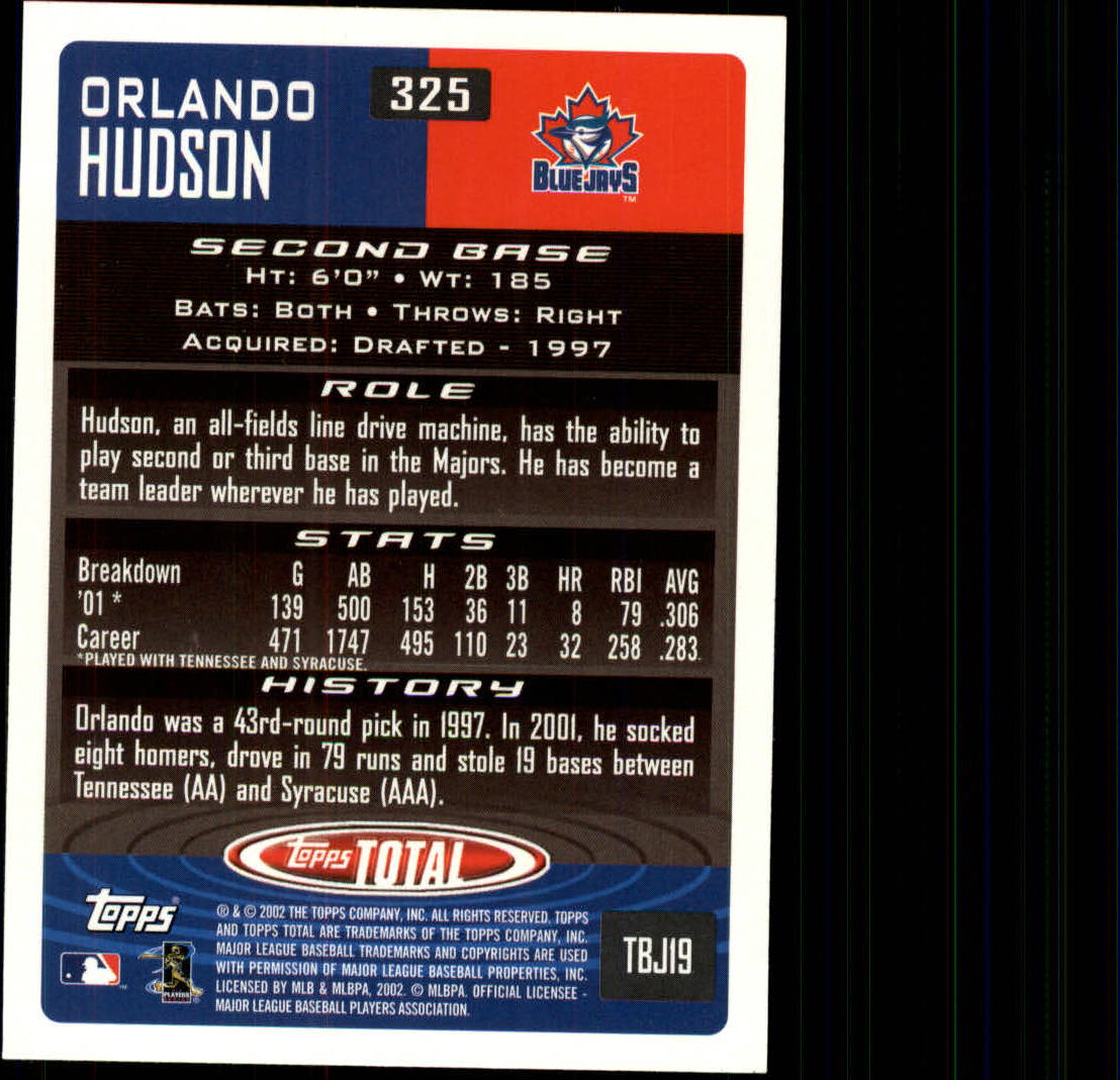 2002 Topps Total Baseball Part 1 - Picture 192 of 468