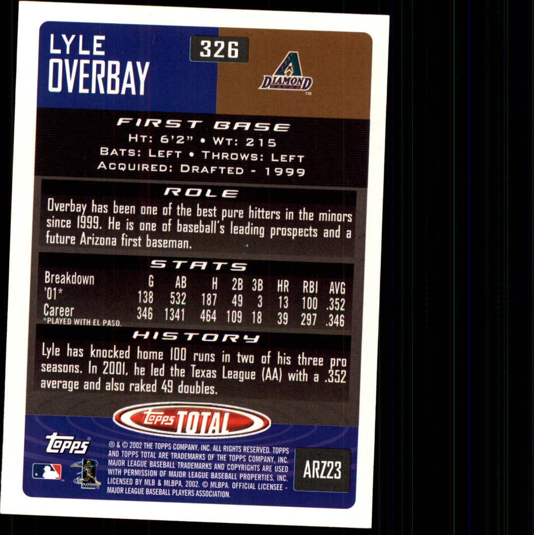 2002 Topps Total Baseball Part 1 - Picture 194 of 468