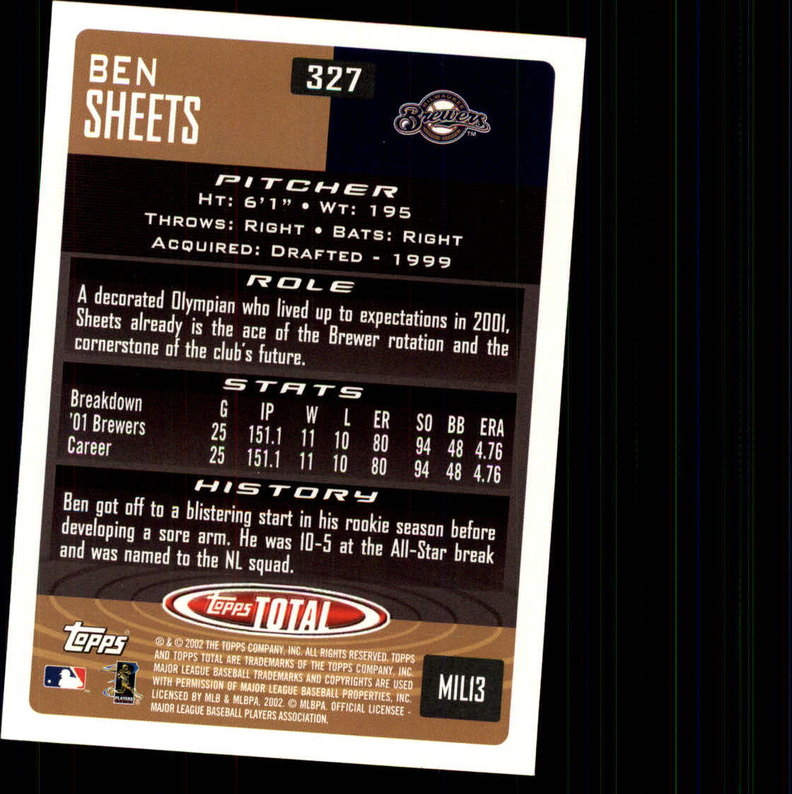 2002 Topps Total Baseball Part 1 - Picture 196 of 468