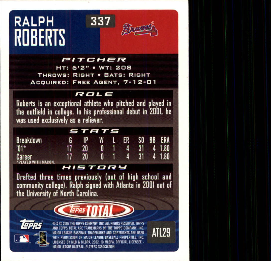2002 Topps Total Baseball Part 1 - Picture 204 of 468