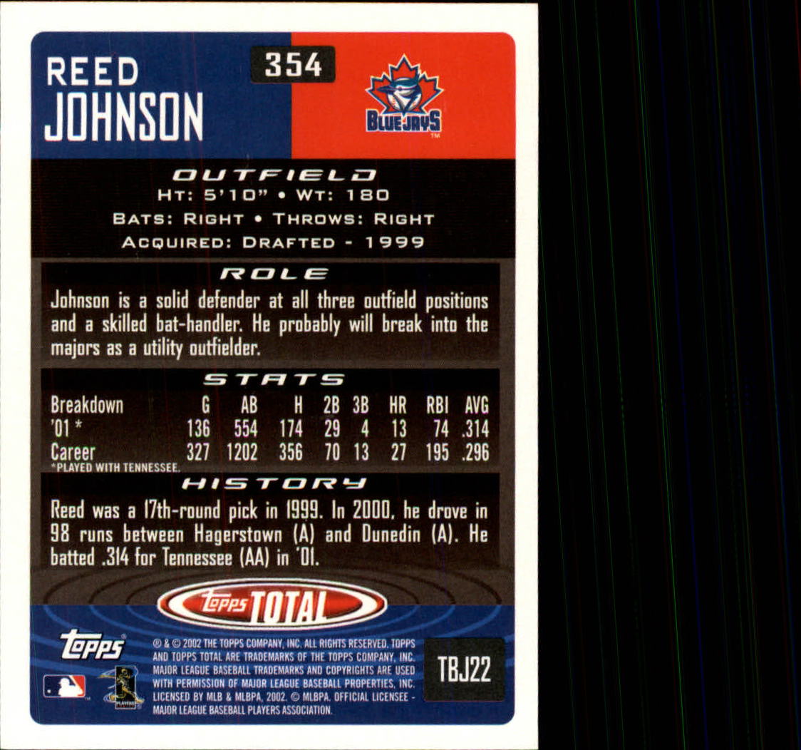 2002 Topps Total Baseball Part 1 - Picture 216 of 468