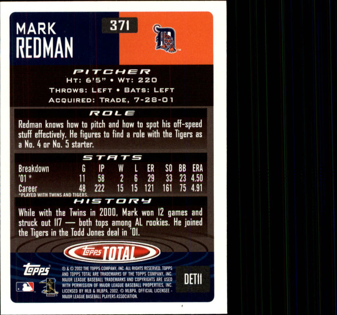 2002 Topps Total Baseball Part 1 - Picture 228 of 468