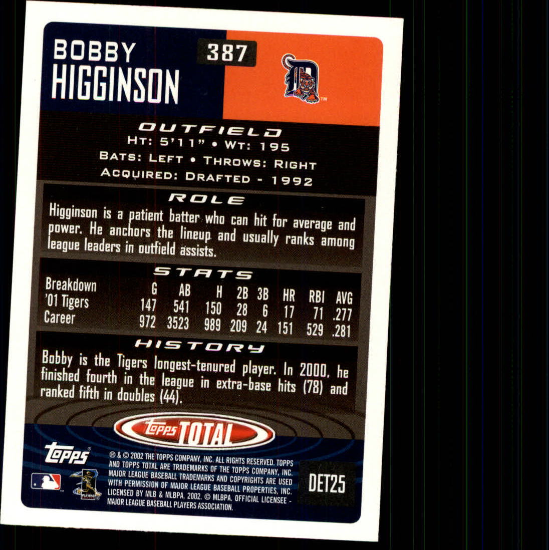 2002 Topps Total Baseball Part 1 - Picture 240 of 468